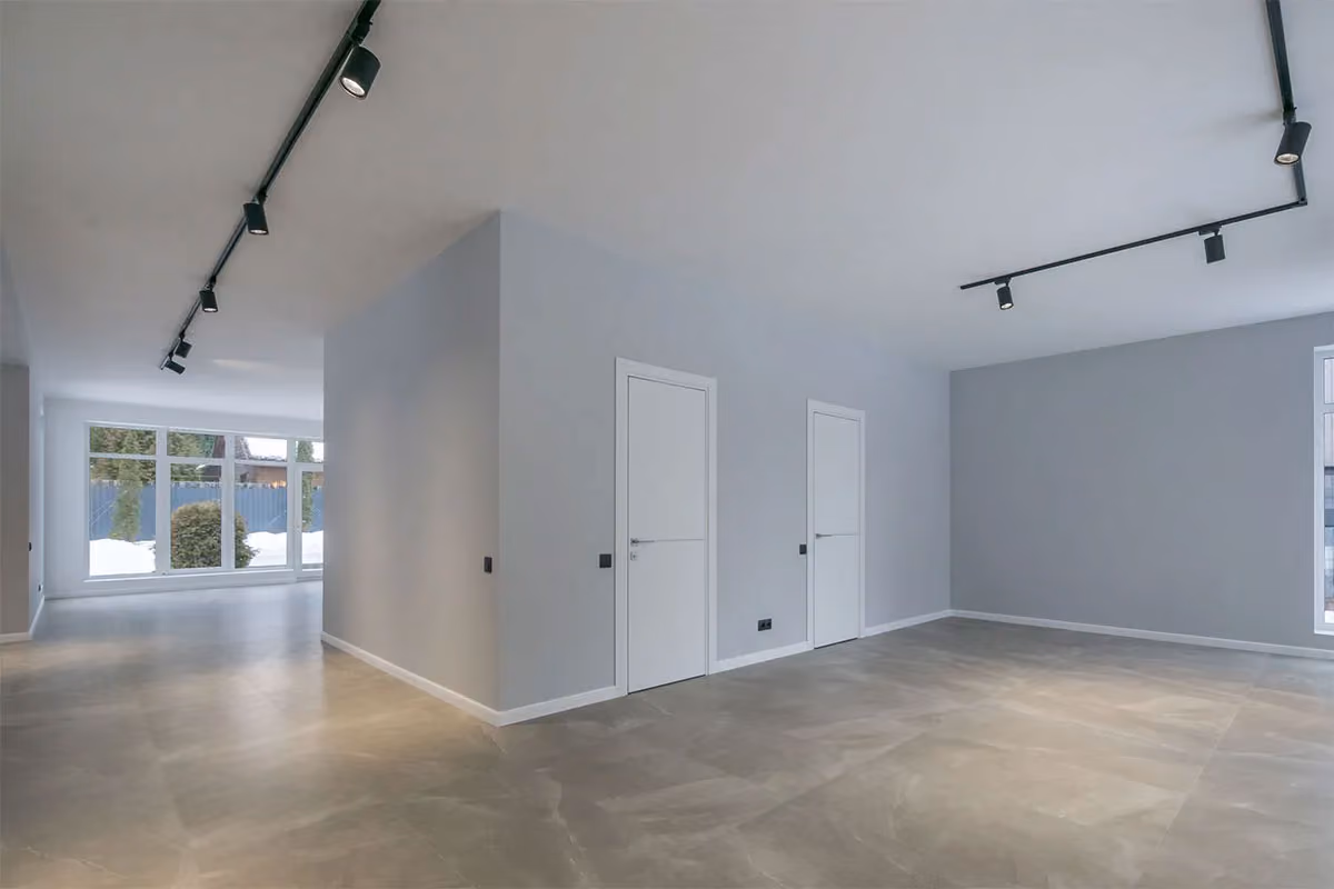 A clean, empty commercial space.