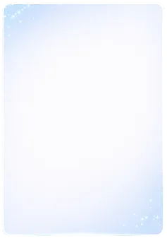 Light blue gradient card with soft glowing sparkles in top left and bottom right corners.