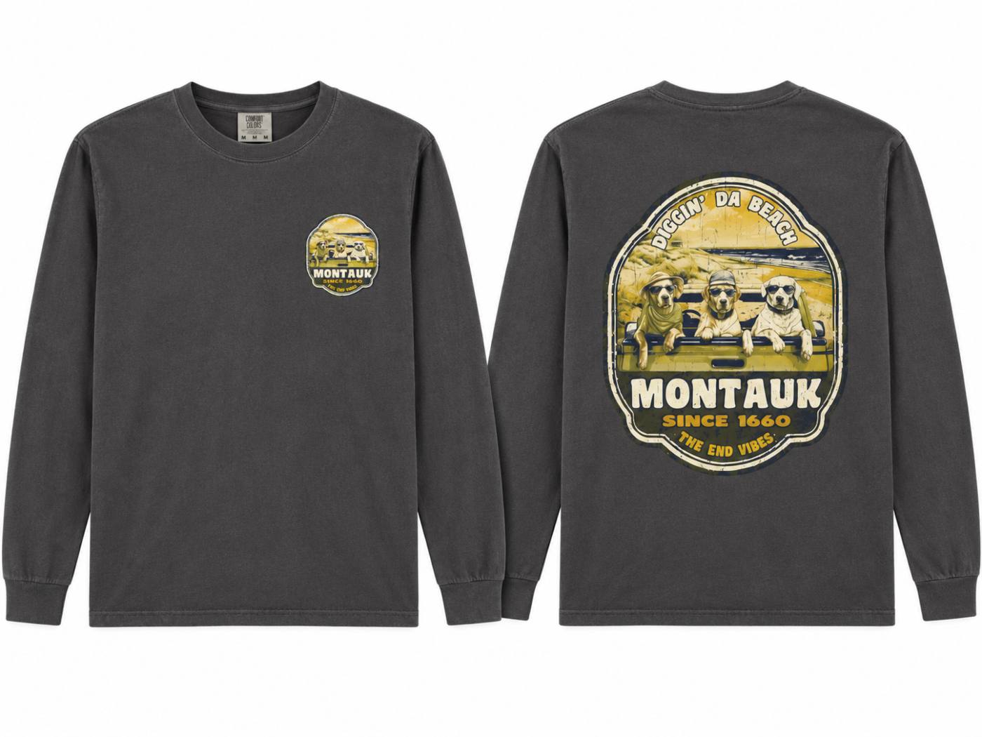 Montauk Diggin' Da Beach Dogs Long Sleeve