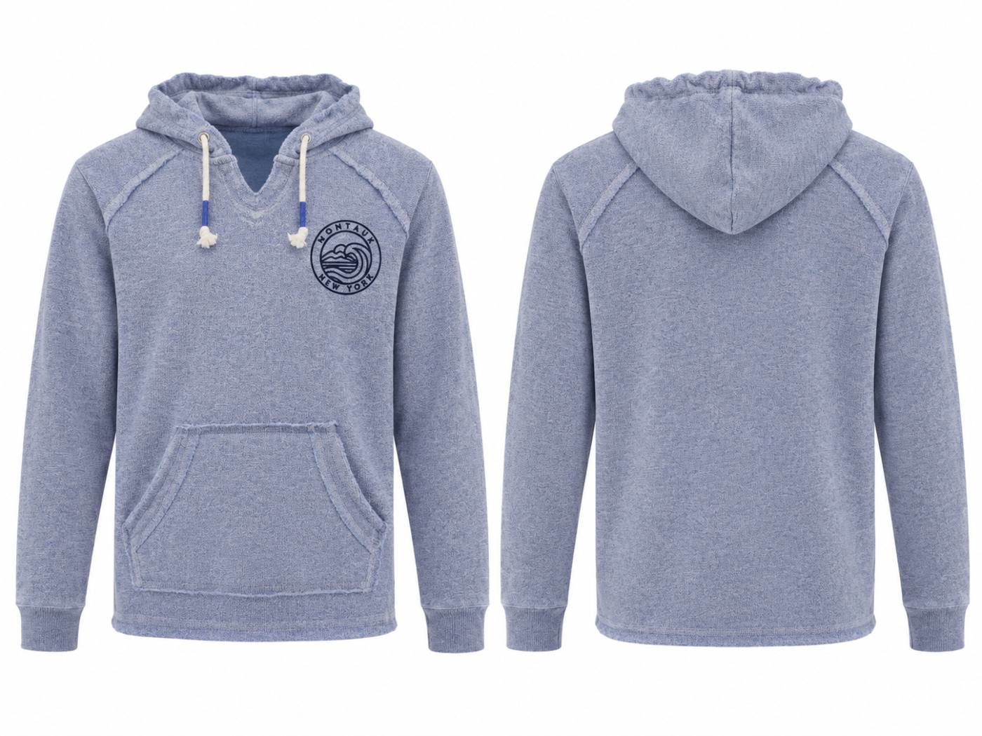 Montauk Harbor Wash Baja Hoodie