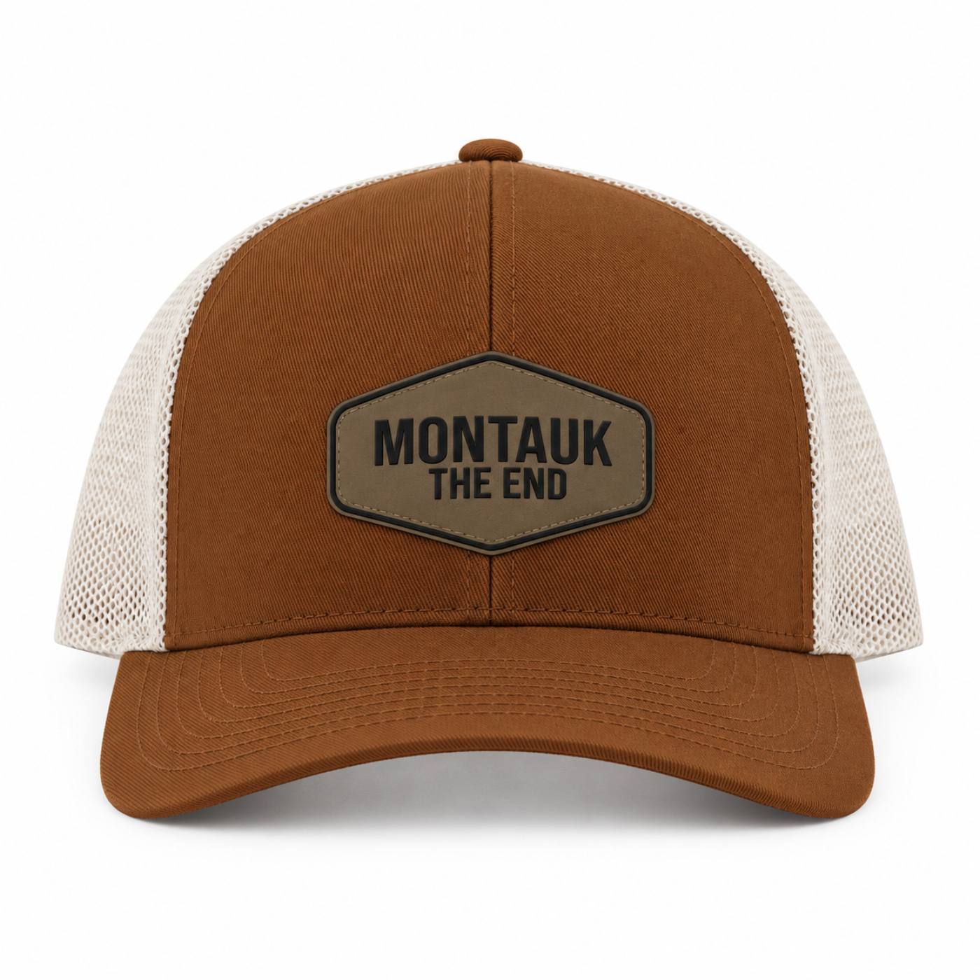 Montauk Brown Heritage Patch Trucker Hat