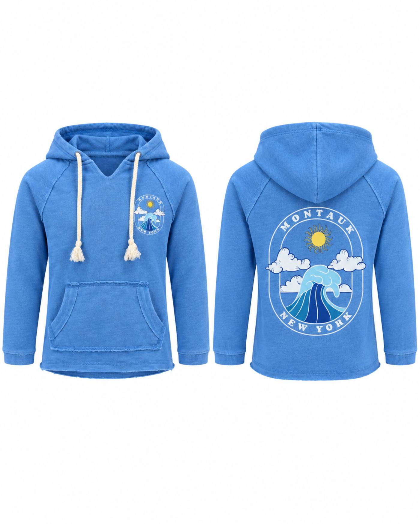 Kids Montauk Sun & Wave Baja Hoodie
