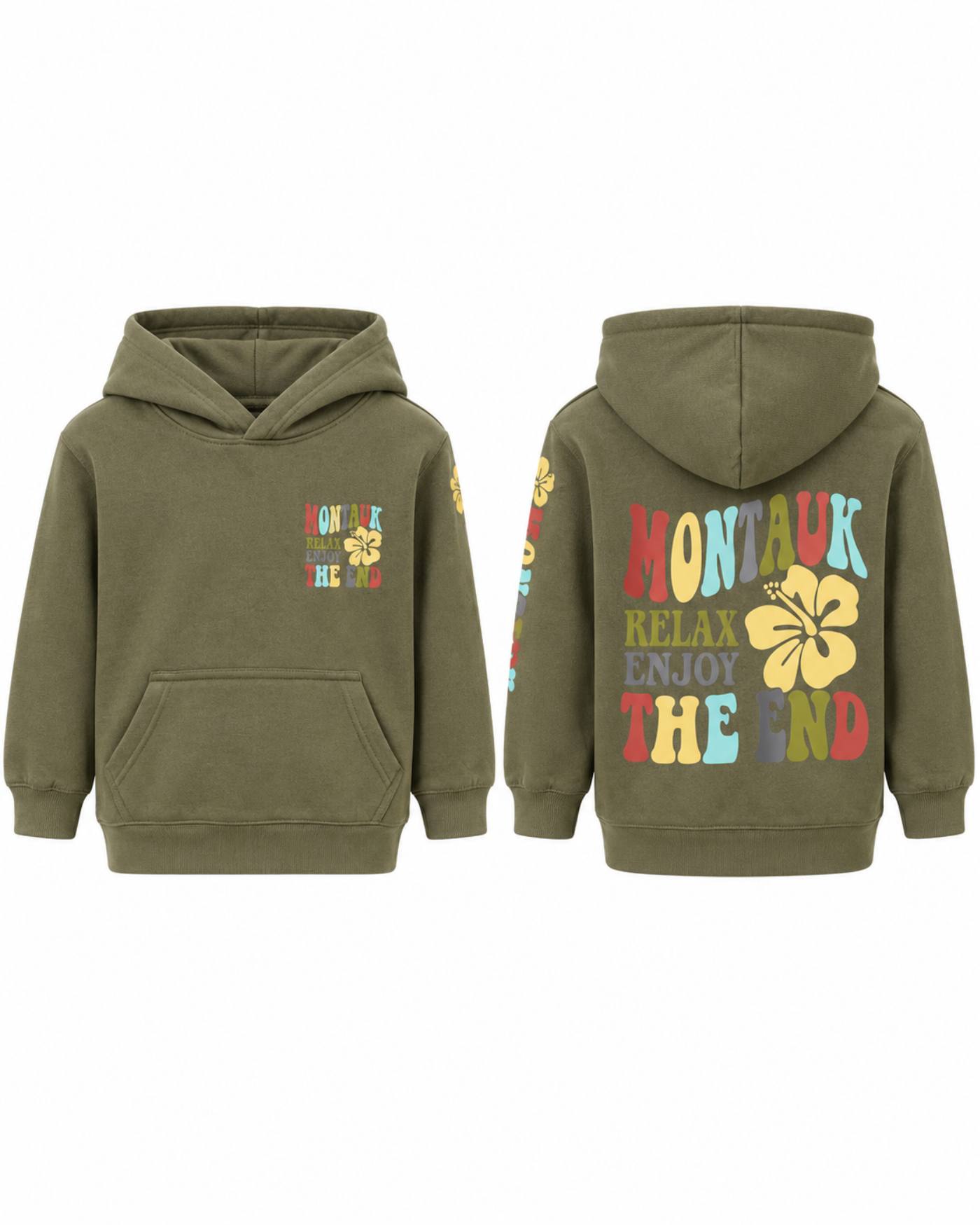 Kids Montauk Relax & Enjoy Hoodie