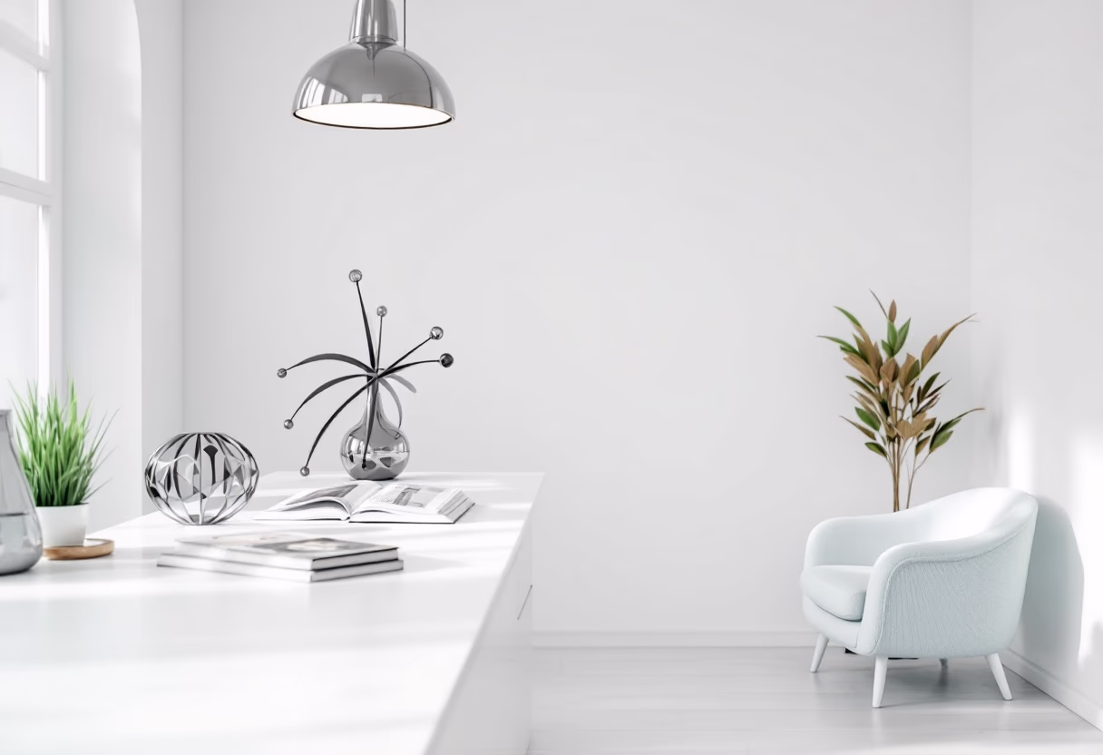 image of consultation room setup (for a tattoo studio)