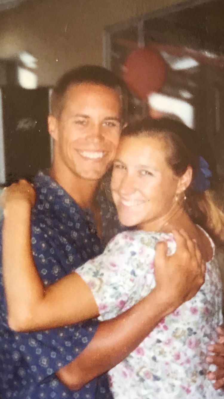 Frank and Rachel Edsall as Mira Mesa High School students in 1989
