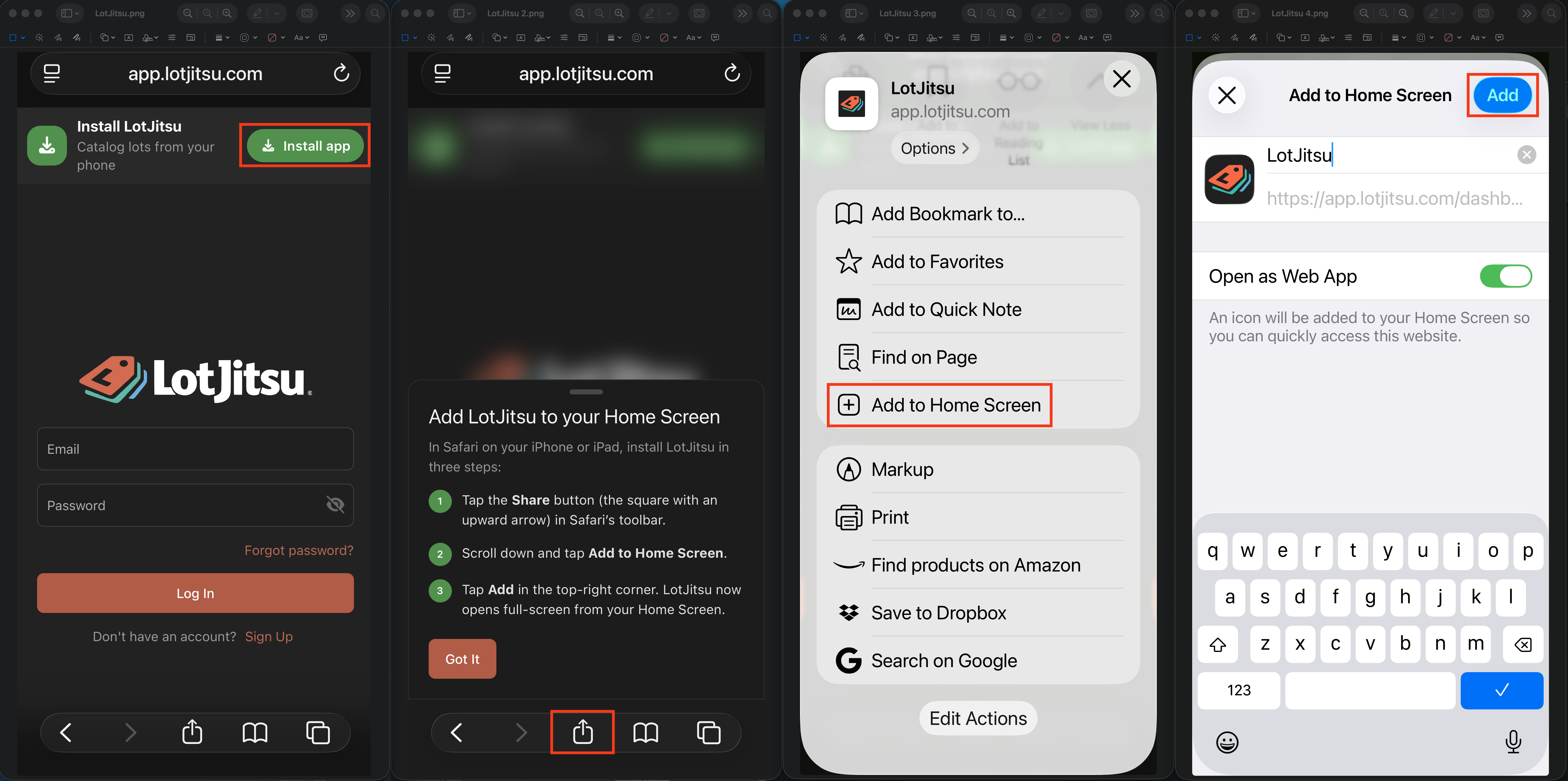 Lotjitsu iOS Installation Hero Image