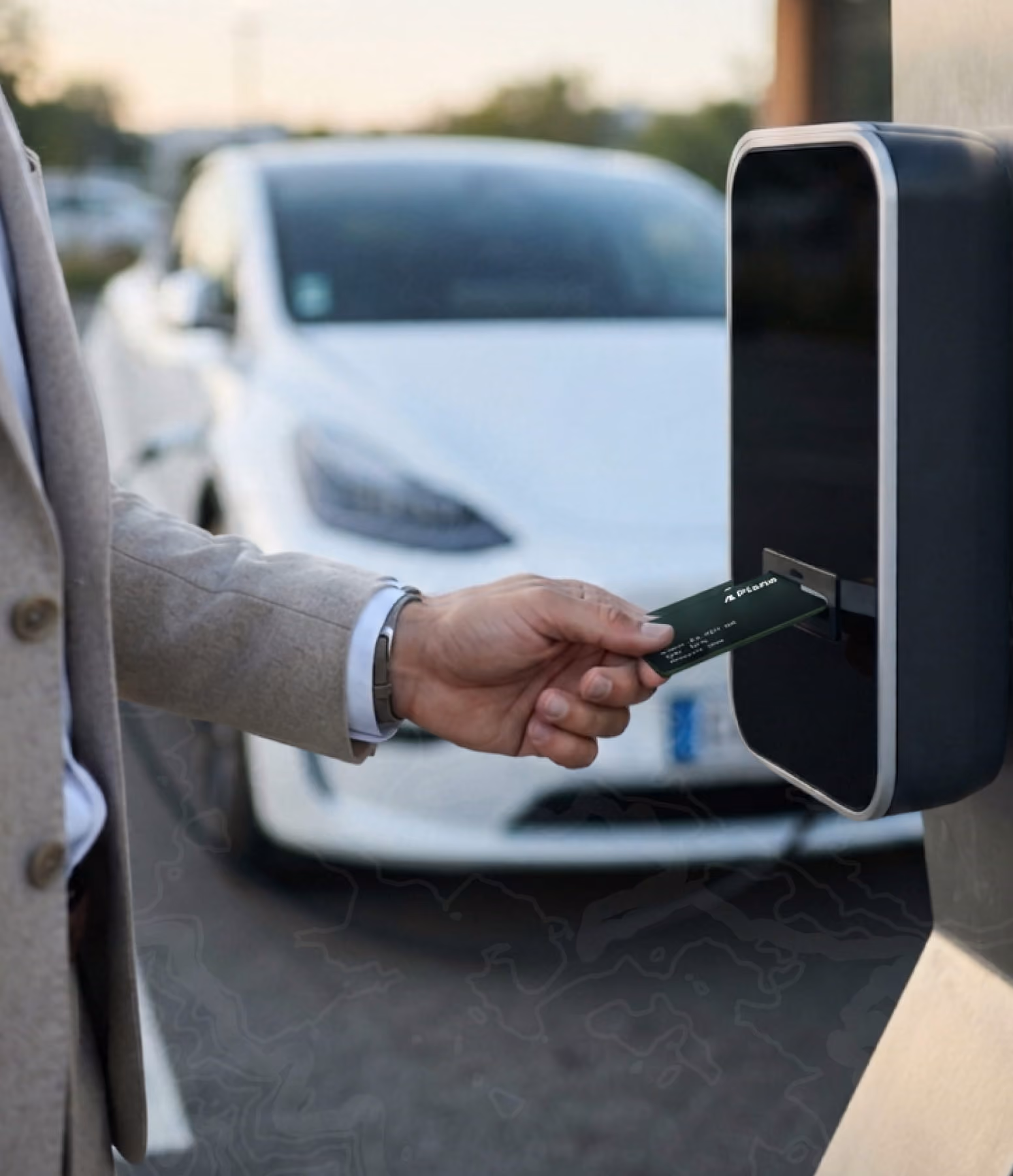 Illustration sur la carte carburant professionnelle pour la gestion de flotte