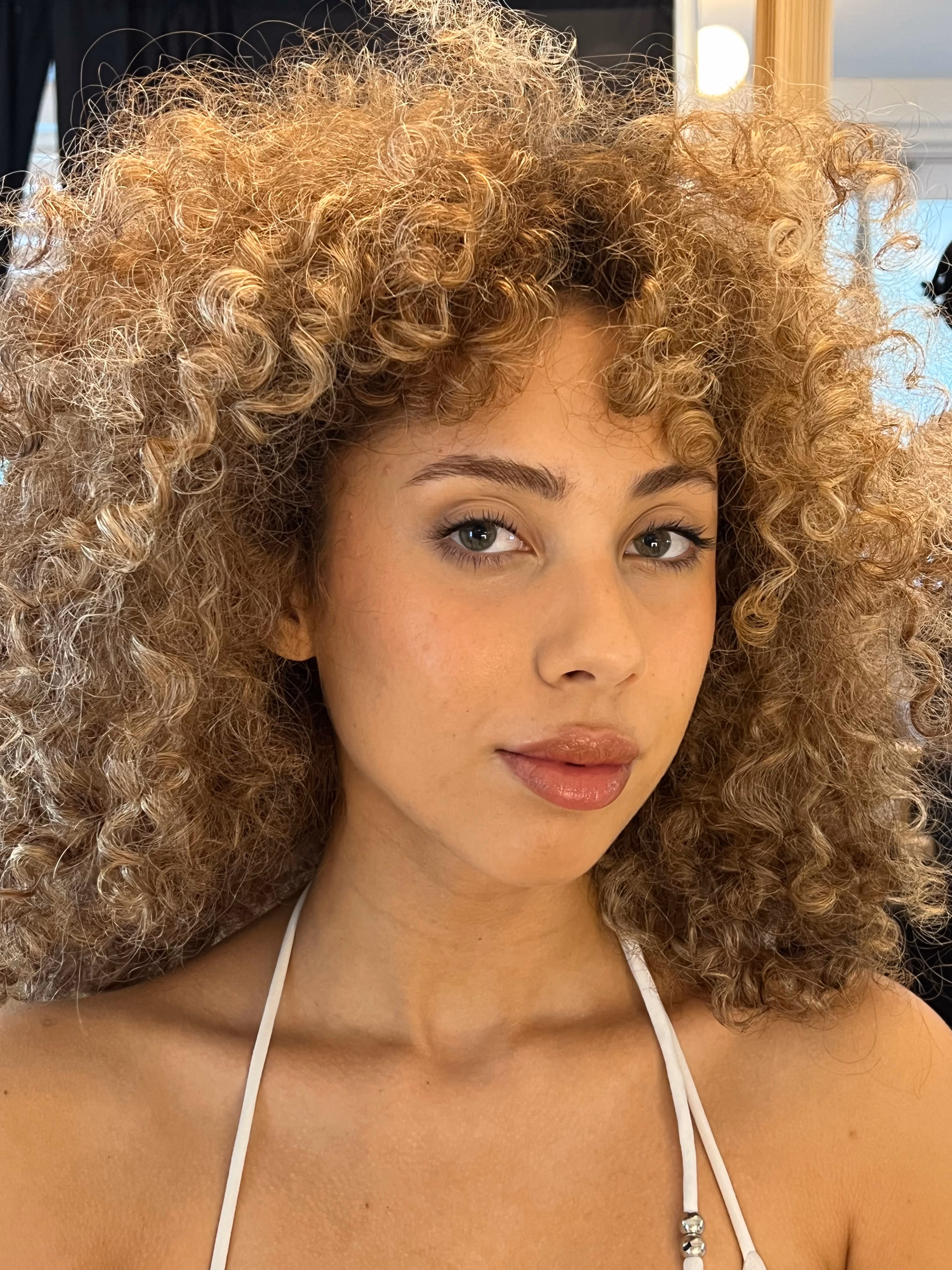 Miami Swim Week backstage makeup by Tatiana Angulo