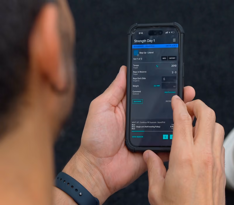 client on Sepsa app phone