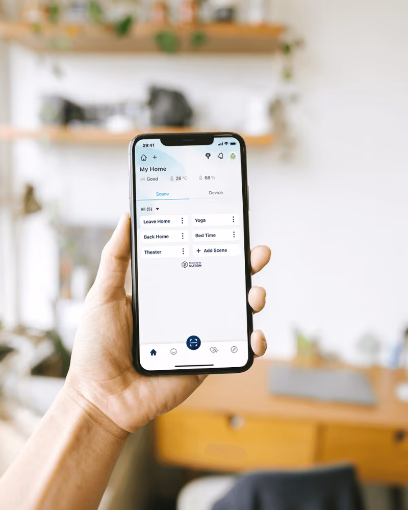 Ultron App Home page