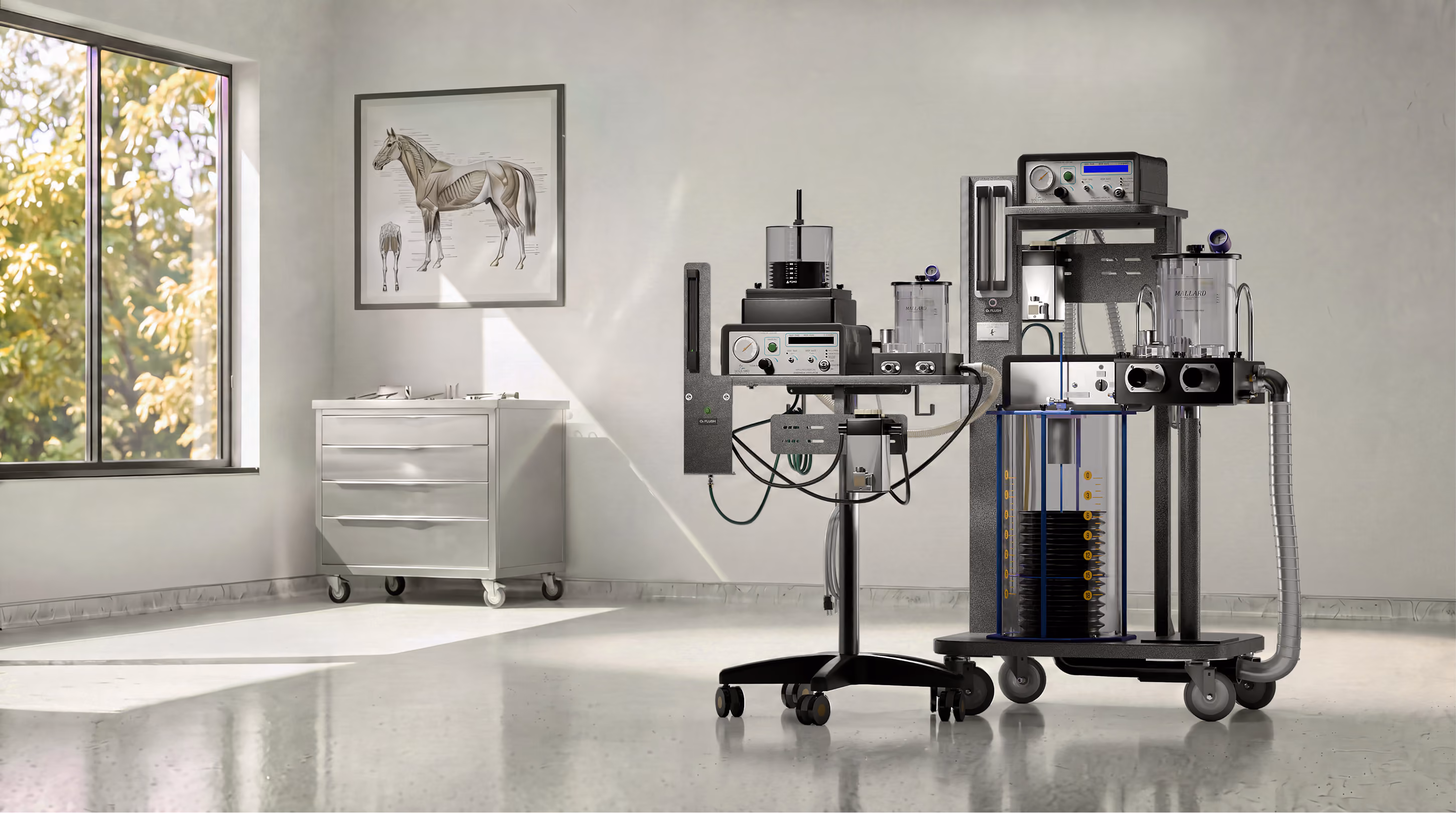 Mallard medical anesthesia machines