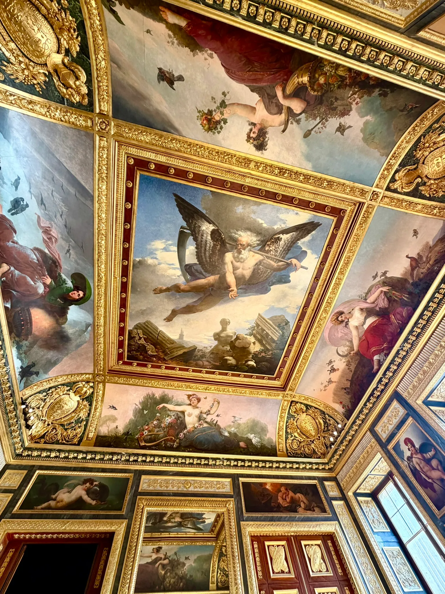 Louvre architecture in Paris