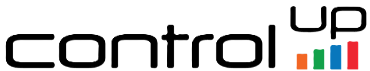 ControlUp logo with stylized text and four vertical bars in orange, green, blue, and red.