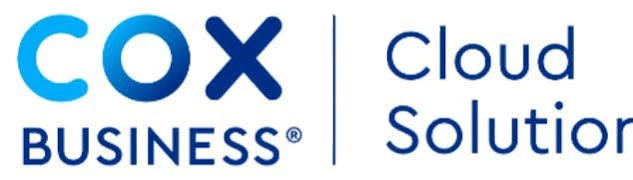 Cox Business logo next to the text 'Cloud Solution' separated by a vertical line.