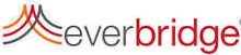 Everbridge company logo with multicolored curved lines forming a bridge shape over the word 'everbridge' in black and red text.