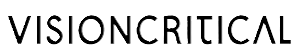 Vision Critical text logo in black uppercase letters.