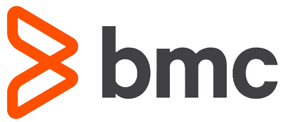BMC company logo with stylized orange double-chevron symbol to the left of lowercase black letters 'bmc'.