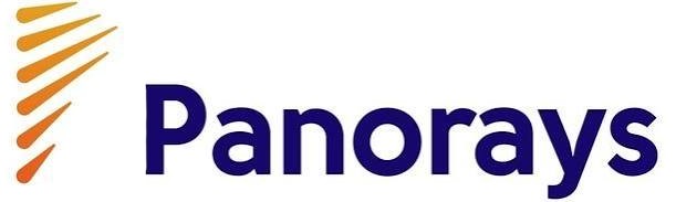 Panorays company logo with a stylized orange symbol to the left of the dark blue text 'Panorays'.