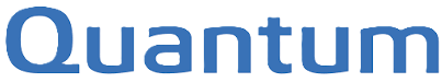 The word Quantum in blue stylized font.