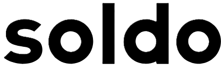 Soldo wordmark logo in black lowercase letters.