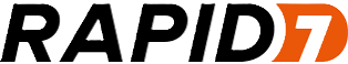 Rapid7 company logo featuring the word 'RAPID' in black uppercase letters followed by a bold orange number '7'.