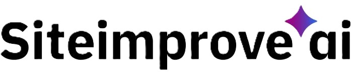 Siteimprove AI logo with a purple star-shaped sparkle above the letter 'i'.