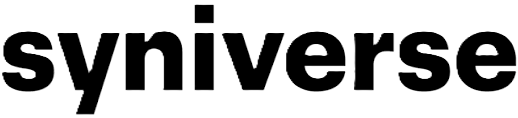Text logo displaying the word 'syniverse' in bold black lowercase letters.