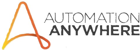 Automation Anywhere company logo with an abstract orange loop forming the letter A beside the text 'AUTOMATION ANYWHERE'.