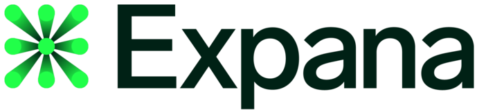 Expana company logo with a green starburst-like design to the left of the word 'Expana'.