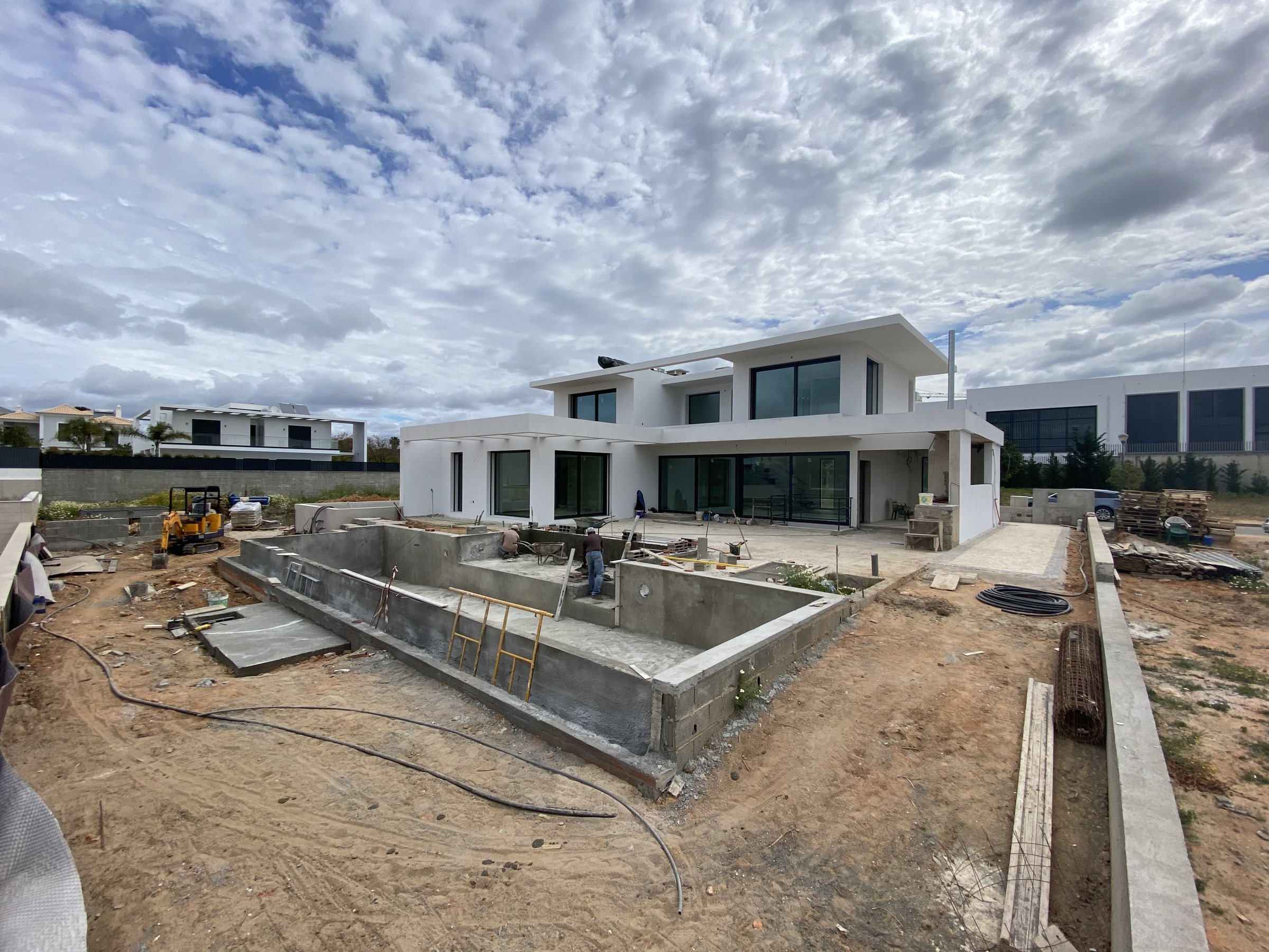 Alsakia 54, vista geral em fase de obra