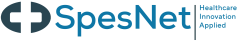 SpesNet logo with a plus symbol and tagline Healthcare Innovation Applied.