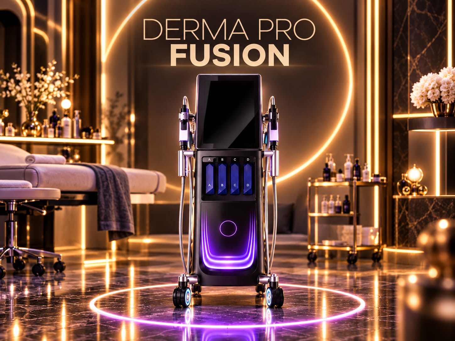 Derma Pro Fusion system in a clinic room