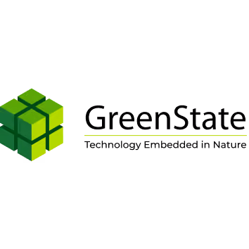 Green cube logo with black and light green text spelling 'GreenSock' and a green line underneath.