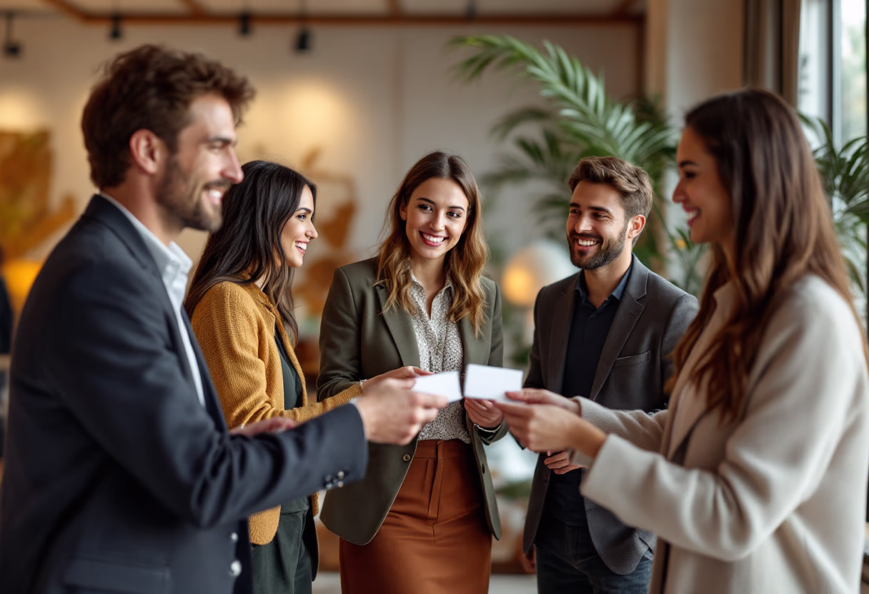 image of people networking