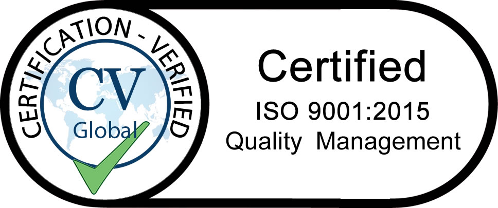 ISO 9001:2015 Quality Management certified