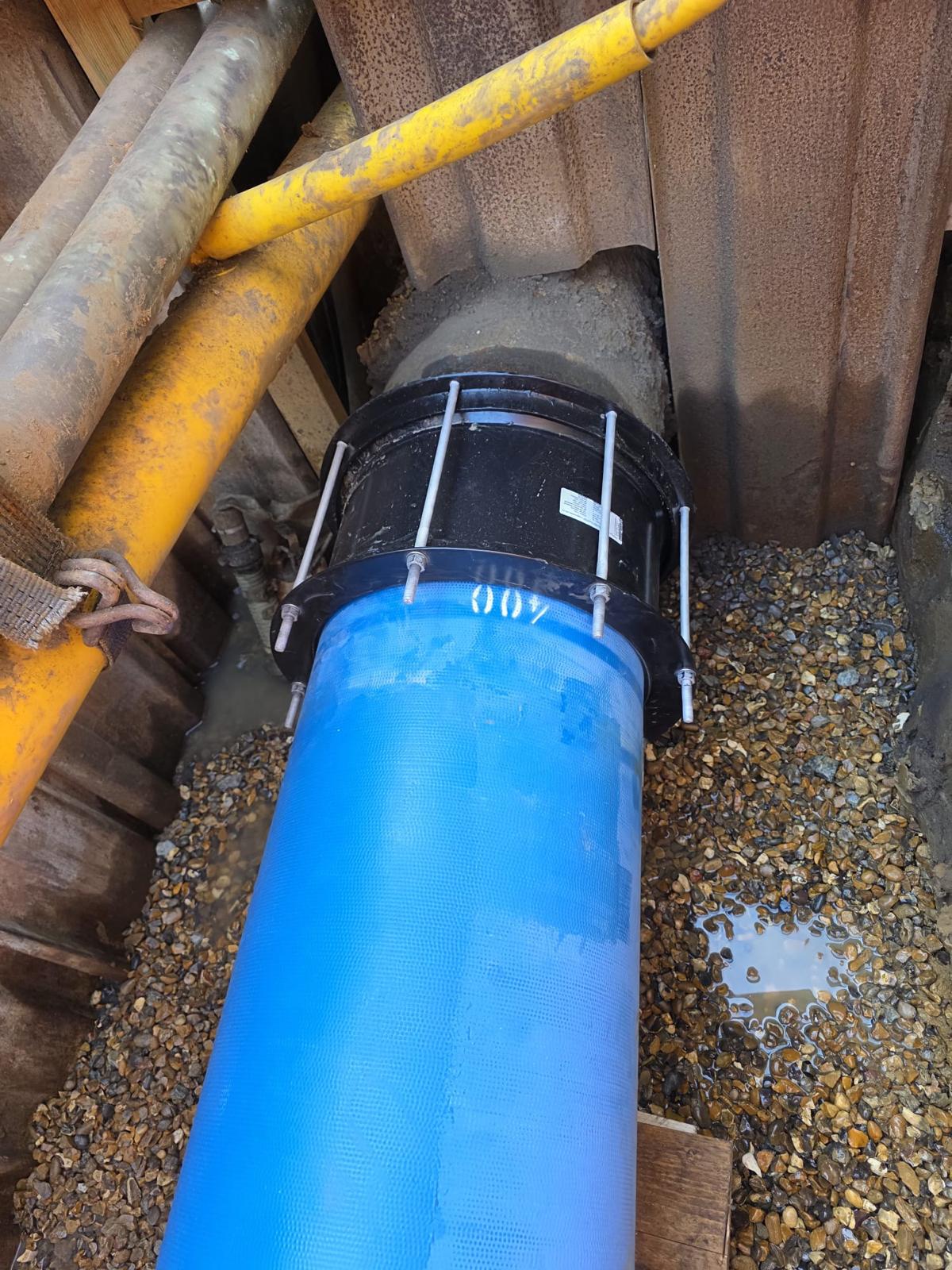 Kentish Town trunk main burst — Cullen Utilities