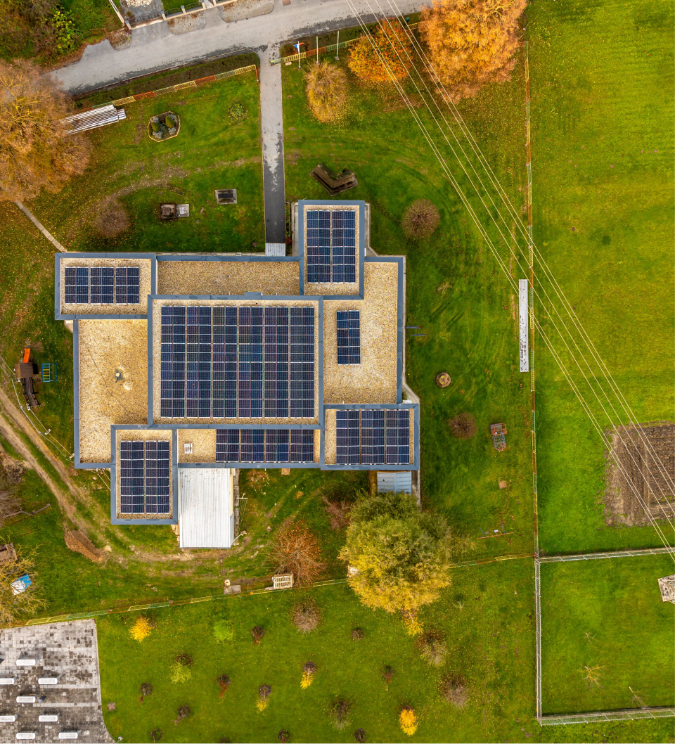 home with solar energy