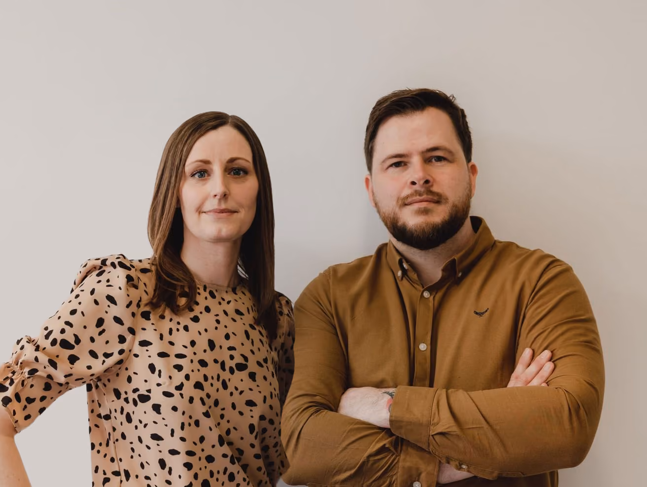 Emma and Dave Sheppard Founders of Big Bear Creative in Cambridge