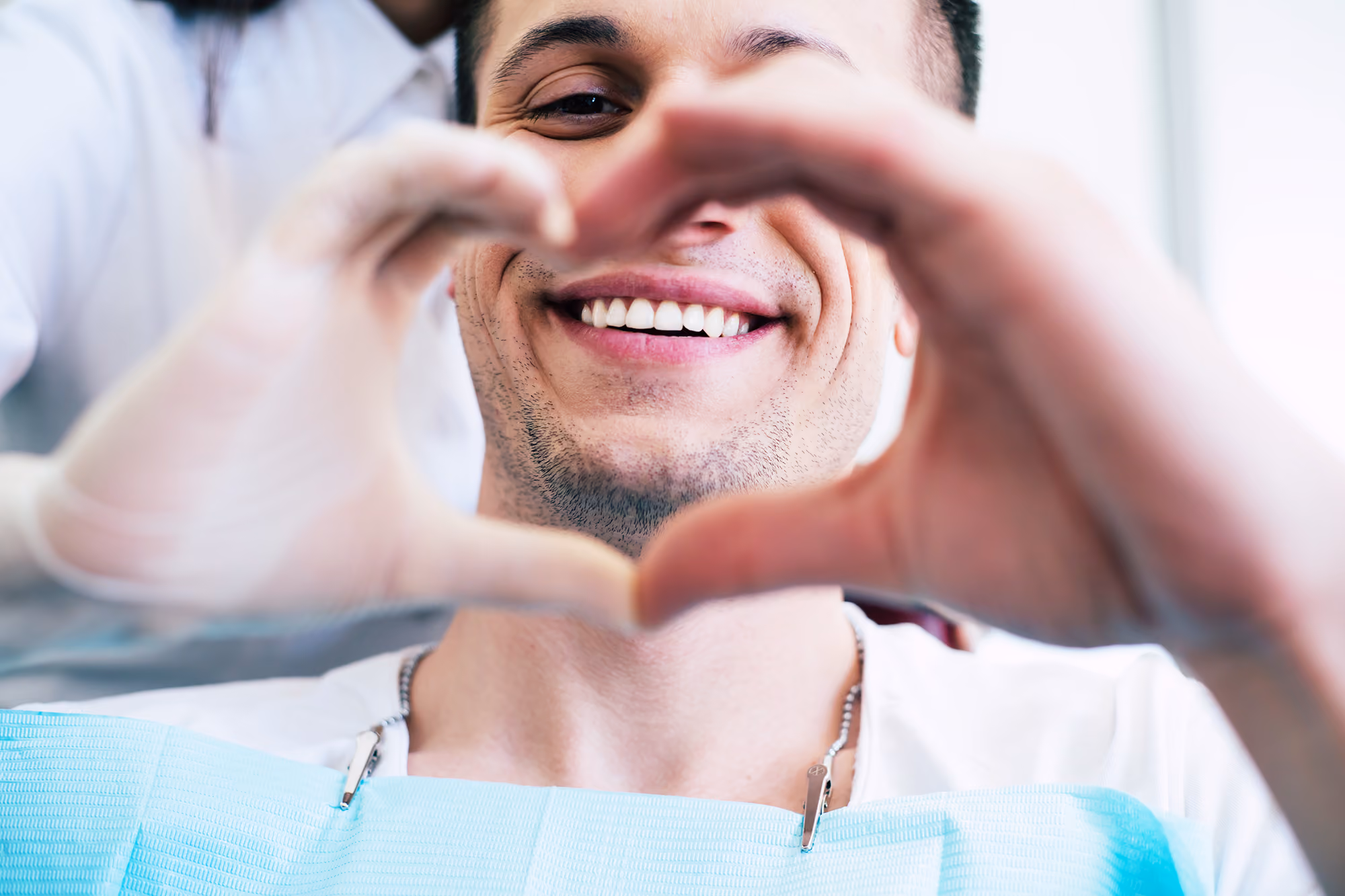 Restorative dentistry patient at Dentiq Dentistry in Houston, TX