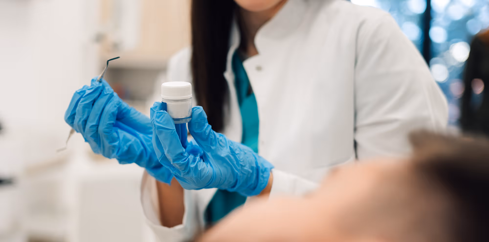 Child receiving dental sealants at Dentiq Dentistry in Houston, TX