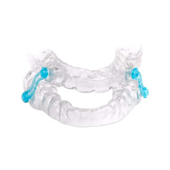 Digital scan being taken to build a custom sleep apnea oral appliance at Dentiq Dentistry
