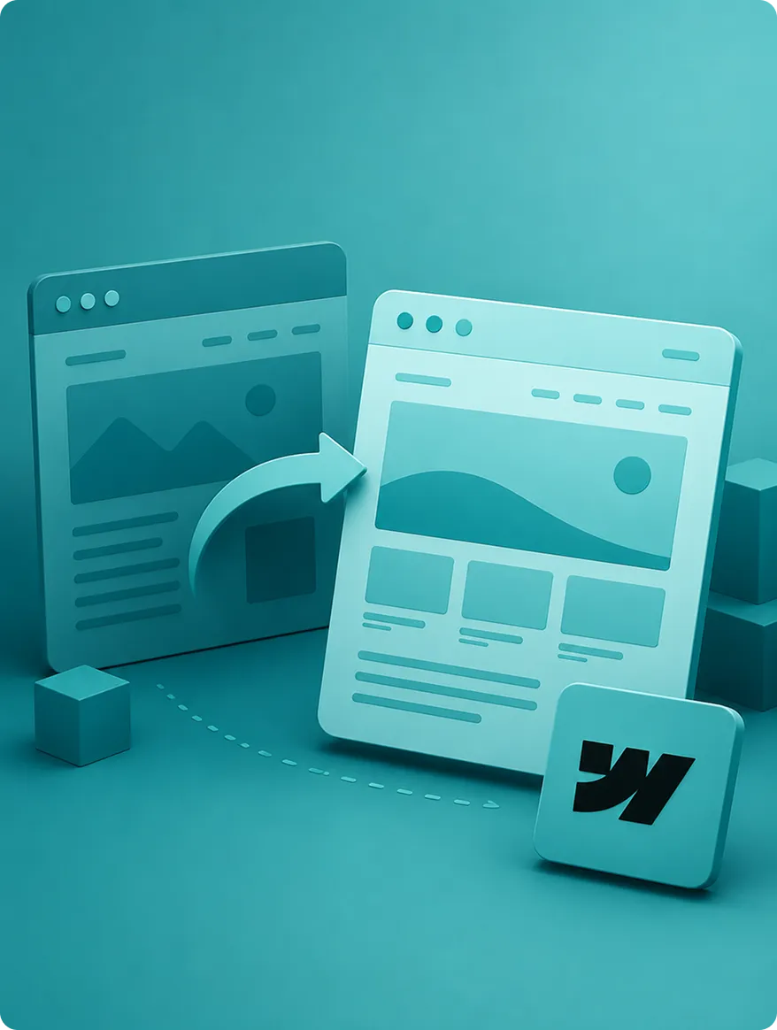 webflow migrations illustration