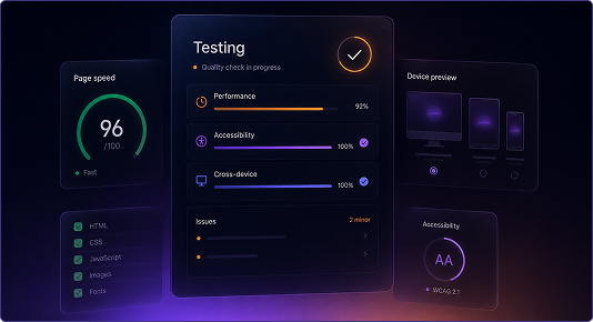 development testing image