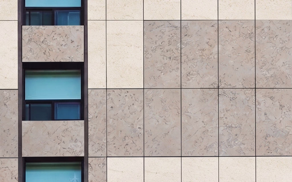 Cladding panel colour and size options
