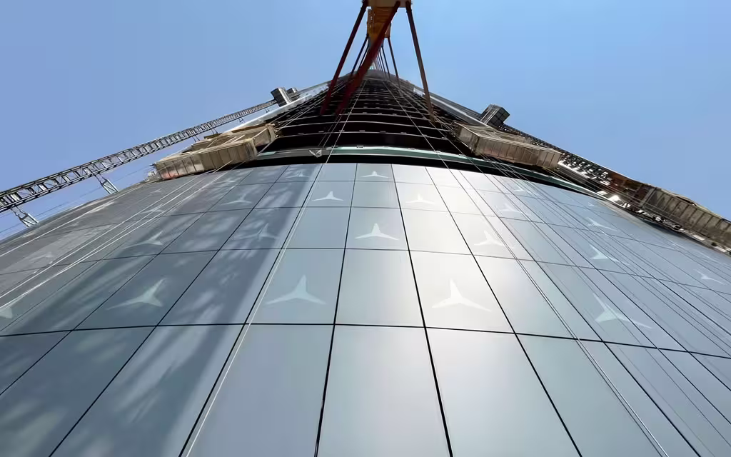 Cladding panel colour and size options