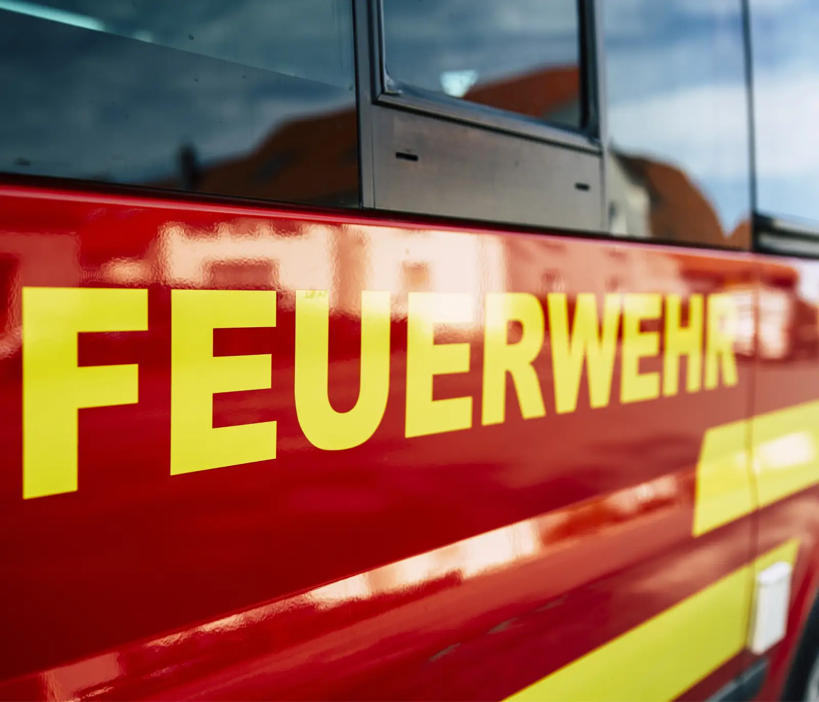 Feuerwehrfahrzeug im Einsatz