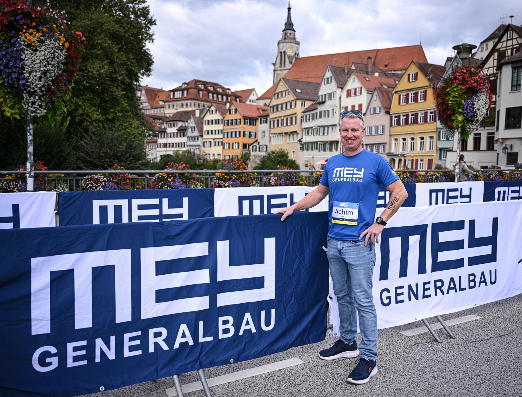 Mey-Mitarbeiter beim ERBE-Lauf in Tübingen
