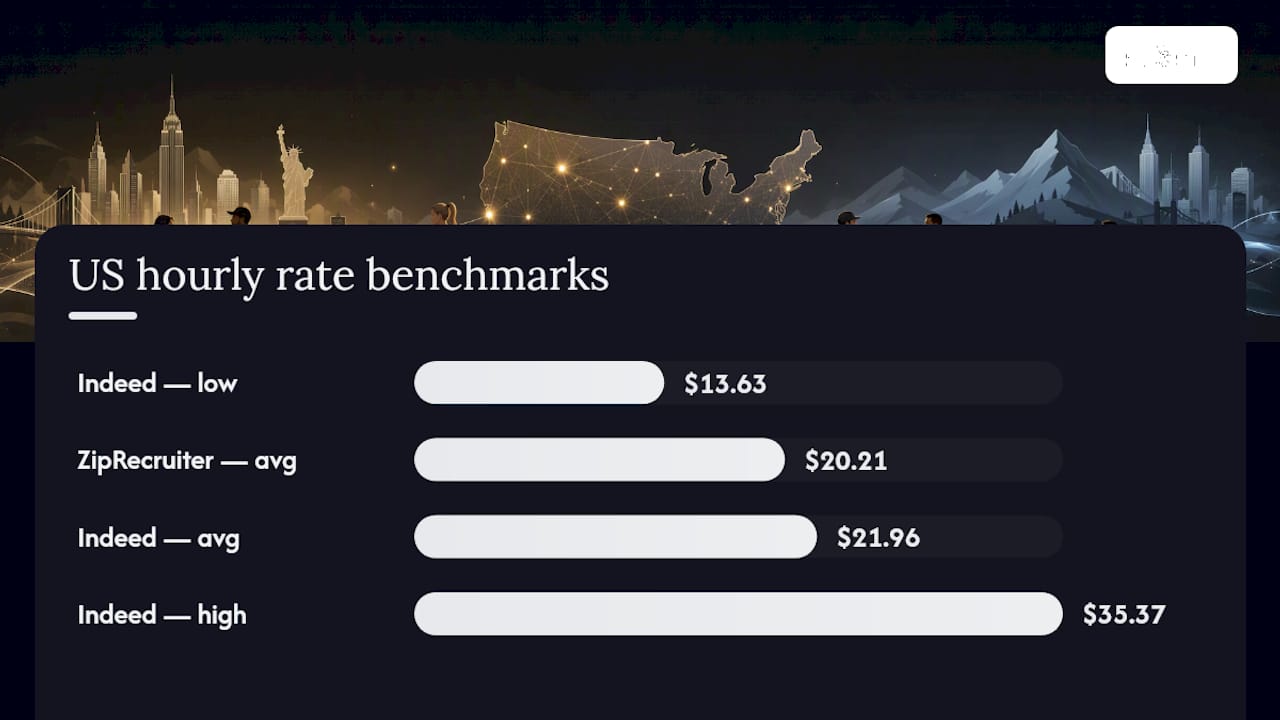 US brand ambassador hourly rate benchmarks