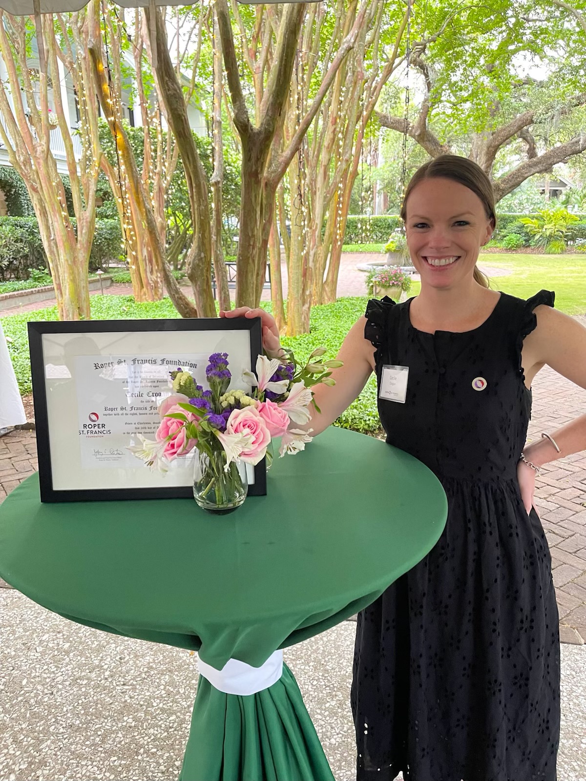 Cecile Crogan Completes 2021-2022 Roper St. Francis Foundation Fellows Program