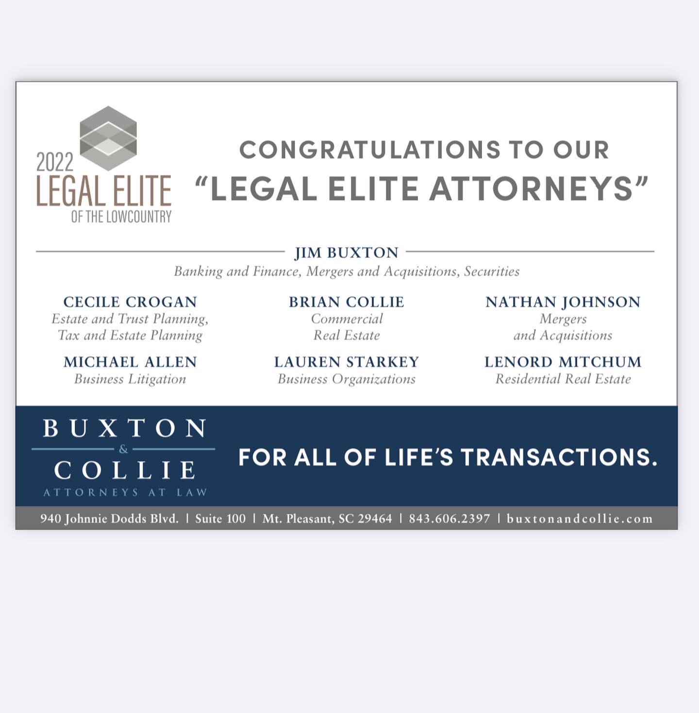 Legal Elite Awards - 2022